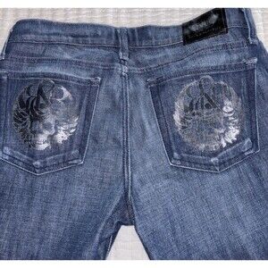 Rock & Republic Kassandra Womens Dark Bootcut Jeans  Size 34x26